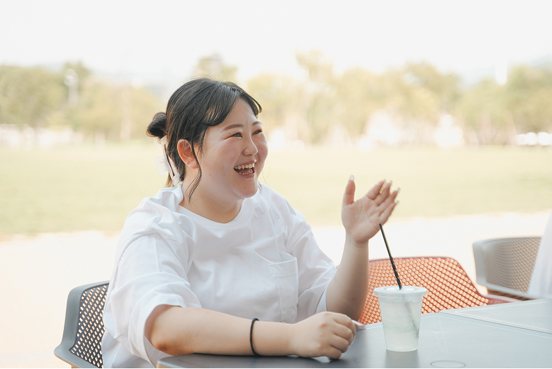 お昼休憩の様子