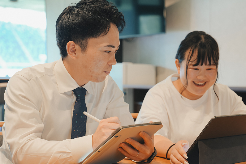 登録業務の様子